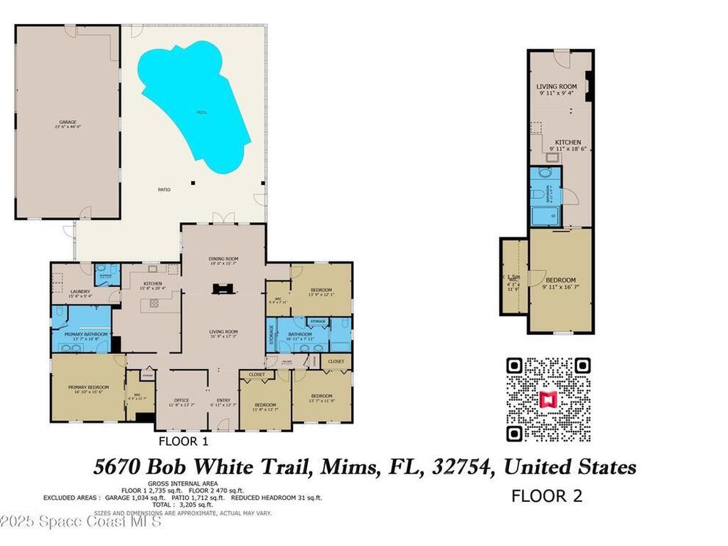5670 Bob White Trail, Mims, FL 32754