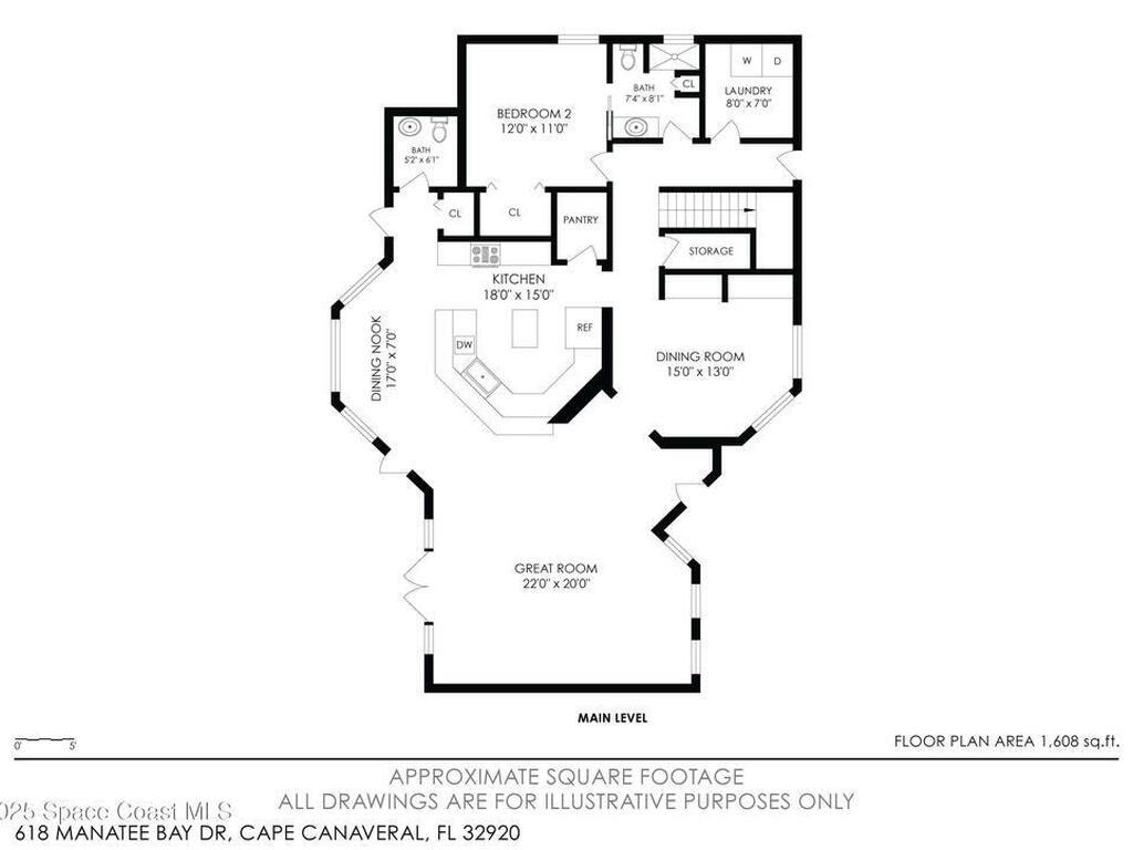 618 Manatee Bay Drive, Cape Canaveral, FL 32920