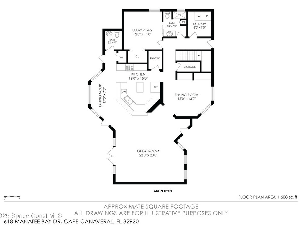 618 Manatee Bay Drive, Cape Canaveral, FL 32920