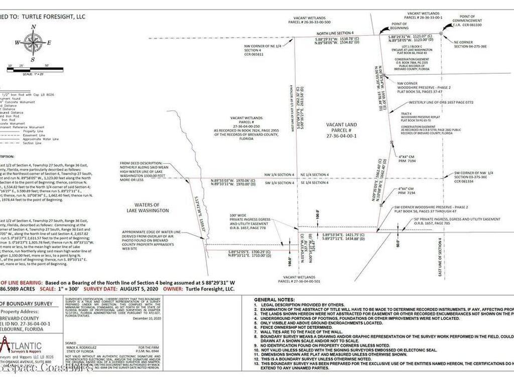 186.59 Acres Of Vacant Land, Melbourne, FL 32934