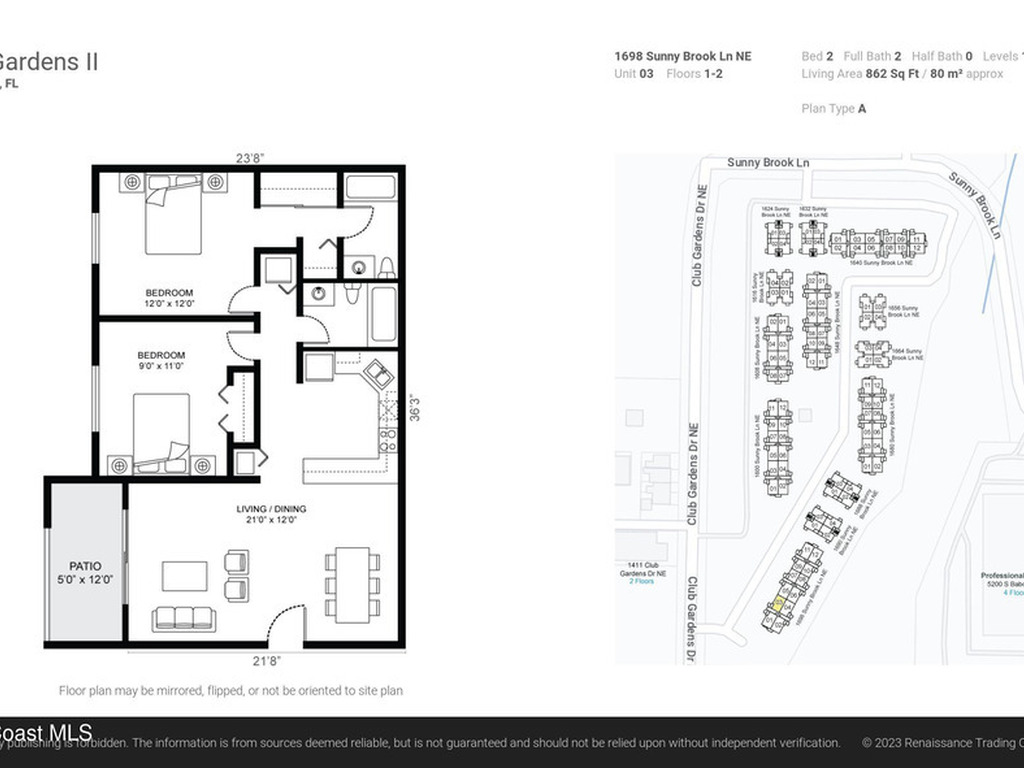 1698 Sunny Brook Lane, Palm Bay, FL 32905